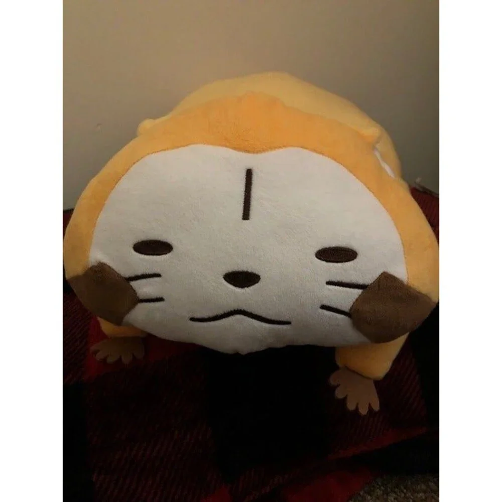 Furyu Puchi Rascal Raccoon Laying Down (Closed Eyes) Cushion Toreba Prize Plush